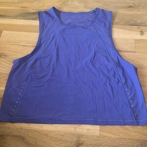 Lululemon cropped sculpt tank size 4